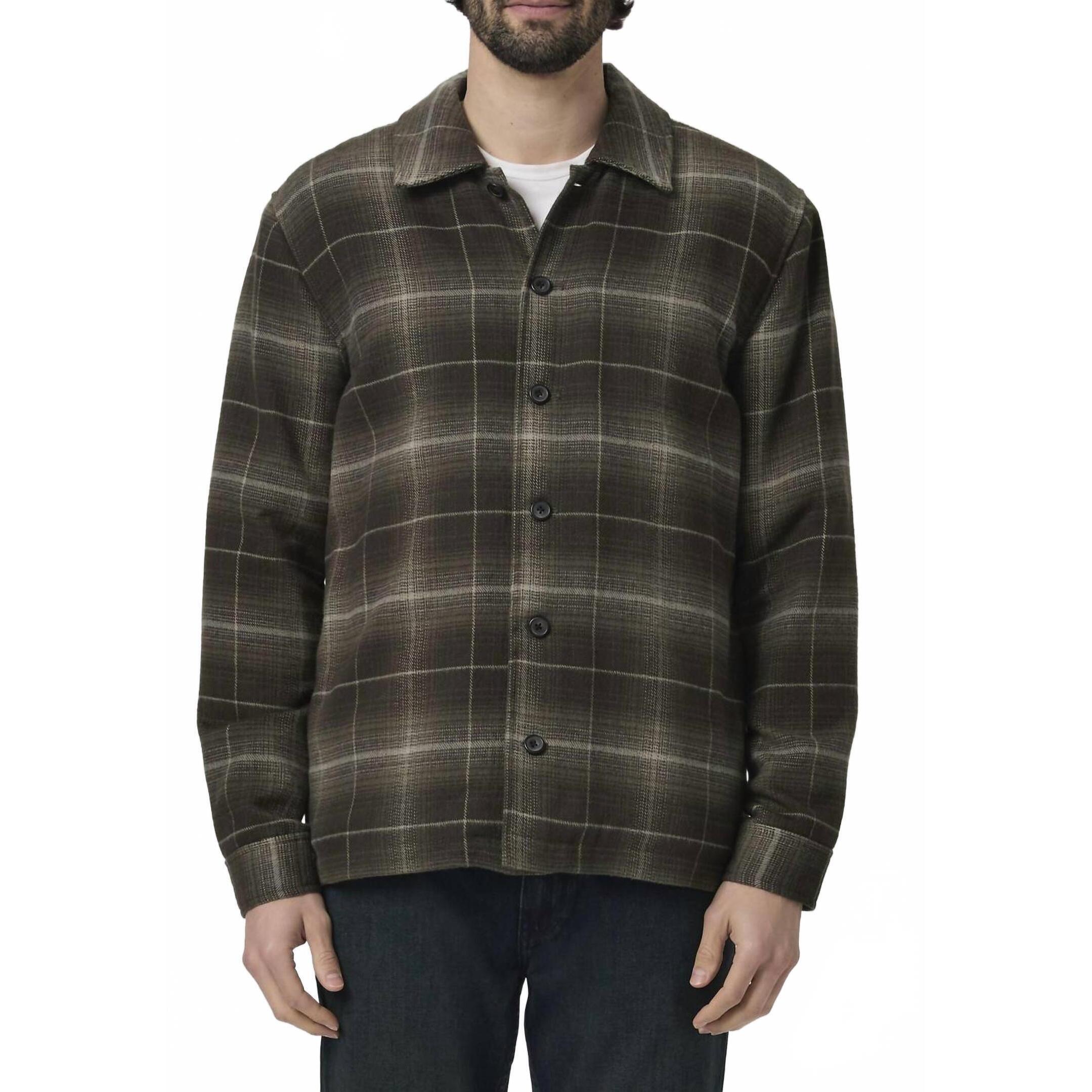 New Paige Telford Jacket In Marsh Green Plaid